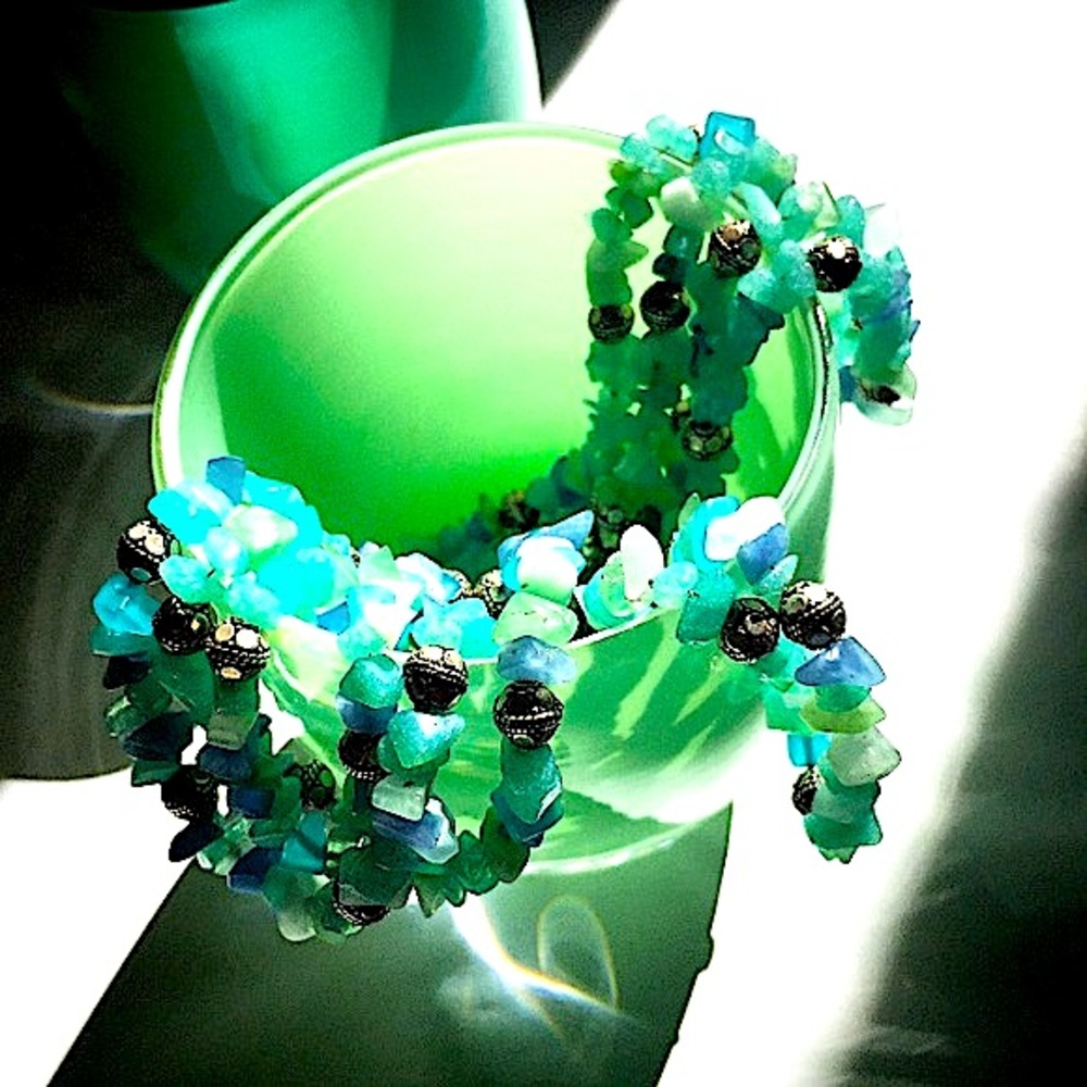 Artisan Aquamarine Gemstone Necklace